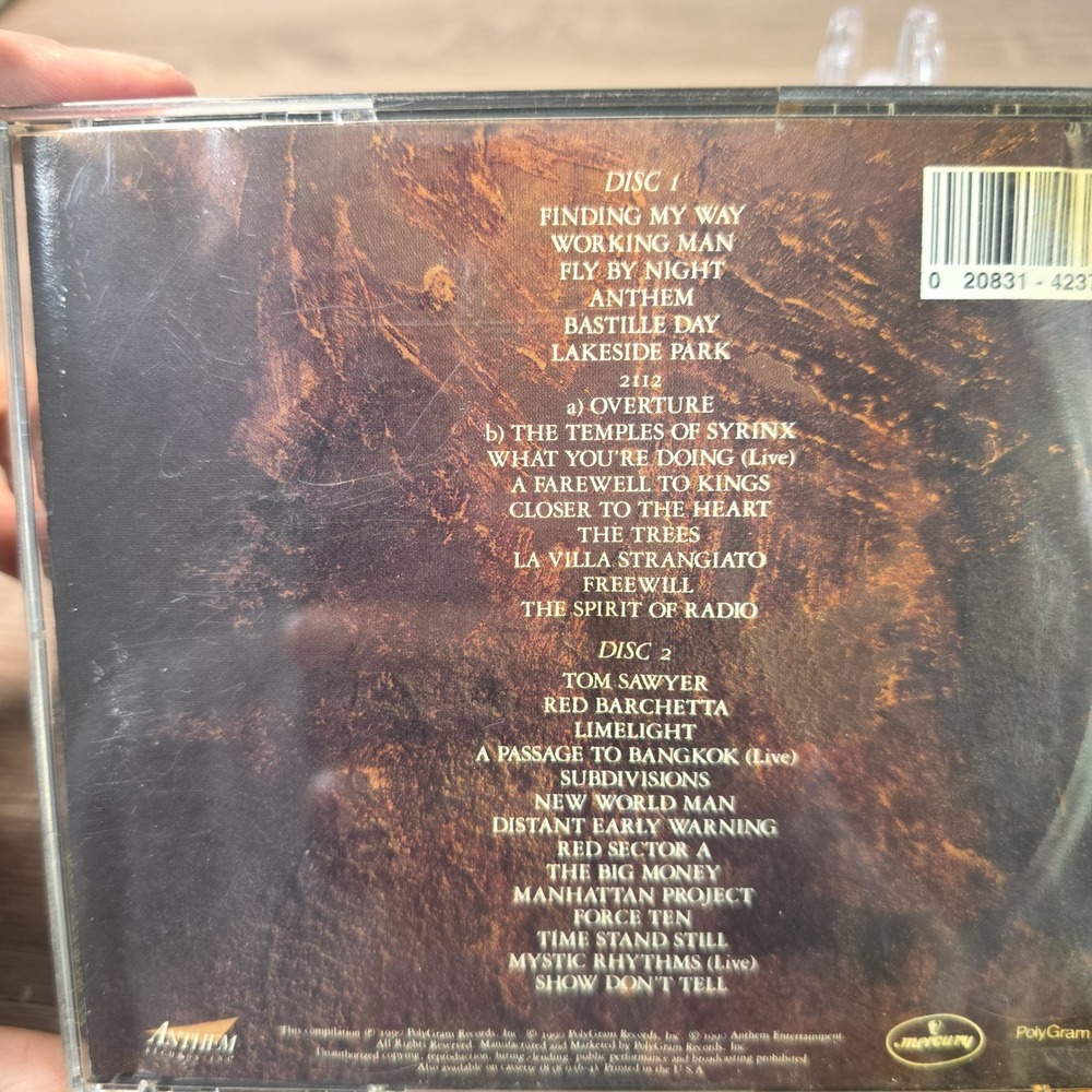 Rush‎ Chronicles 2-CD Compilation Album 1990 Progressive Rock Greatest Hits CD - Picture 4 of 4